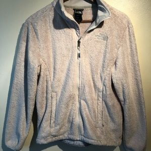 Cream Northface zip up